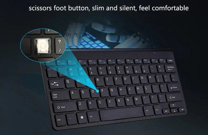 2.4 GHz Wireless Mini Keyboard And Optical Mouse Set DC-THE CEO