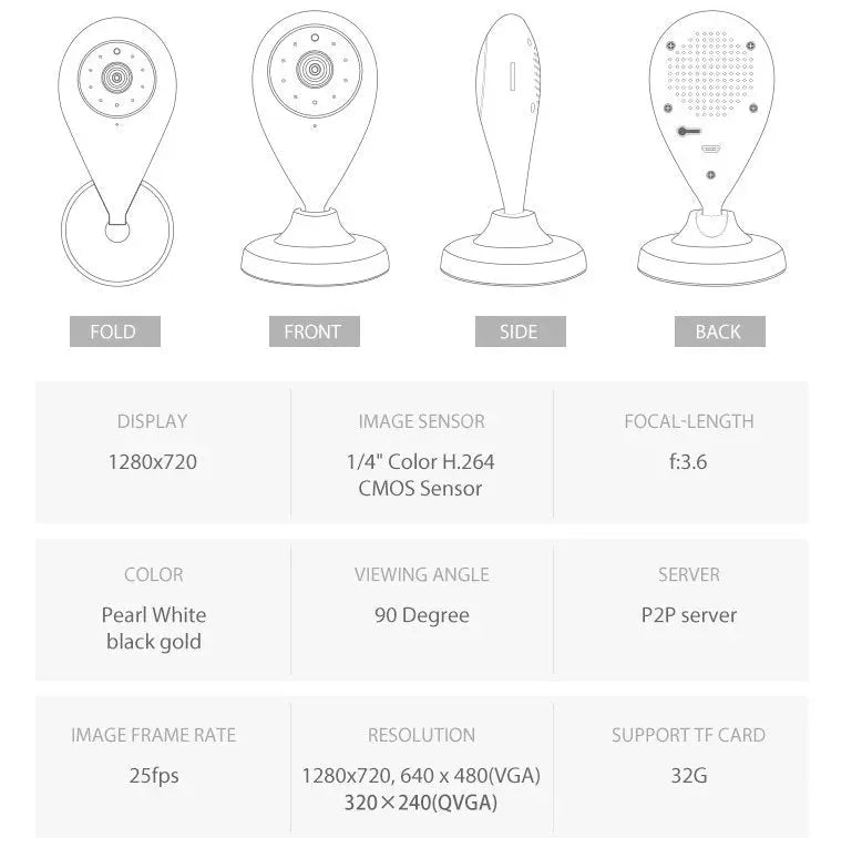 1080P HD Wireless Mini Security WiFi Camera DC-THE CEO